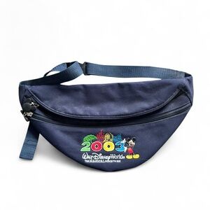 Disney Navy Blue Belt Bag with Mickey Design